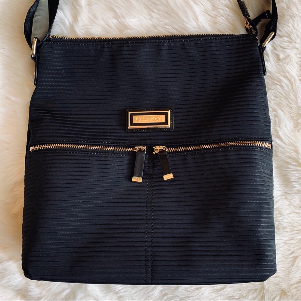 SALE | Calvin Klein Black Adjustable Shoulder Bag - Picture 8 of 8